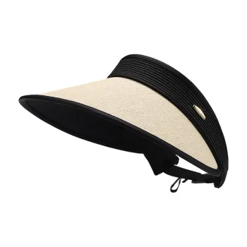 Fishing For Bears Natural Grass Sun Protection Hats Women's