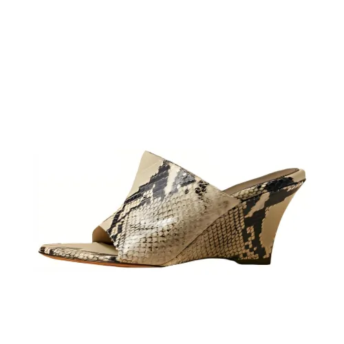 KHAITE Marion 75mm Snakeskin-effect Sandals