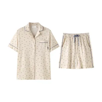 Meonsill Pajama Set Women's Beige Apricot