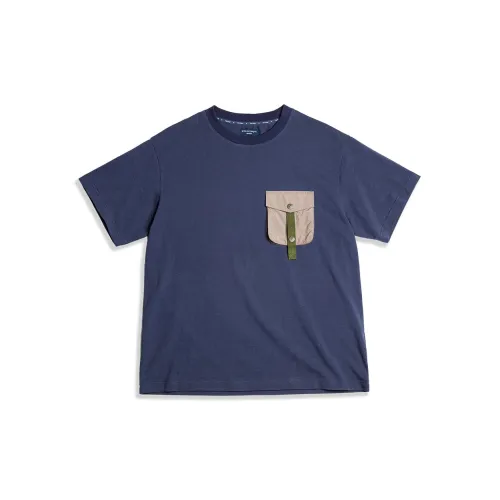 MADEN T-Shirts Men Navy Blue