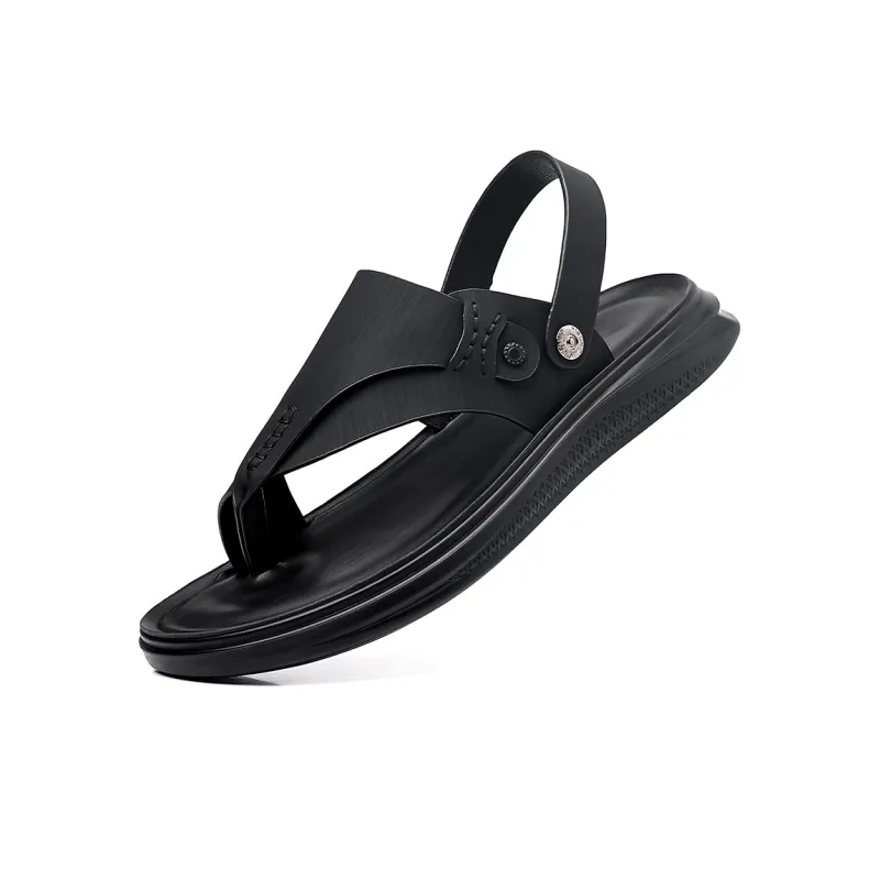 Poitulas Beach Sandals Men's Black-4