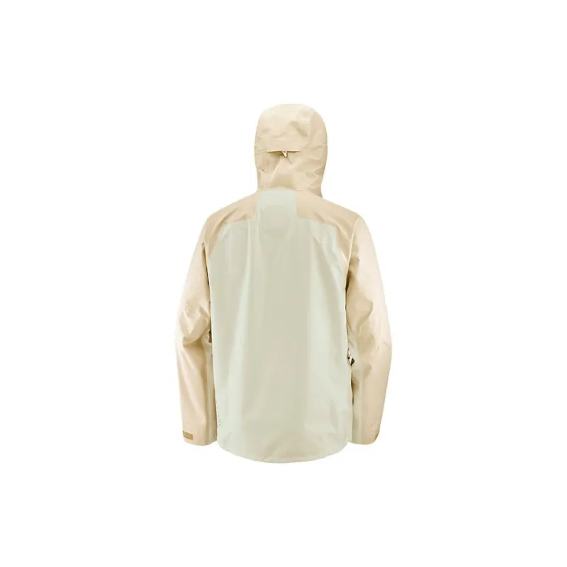 SALOMON OUTLINE 3L GTX® SHELL Jackets Coats Men's Earth Gray-1