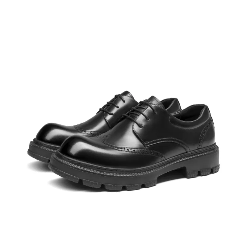 HARSON Derby Casual Shoes Men's Black-2