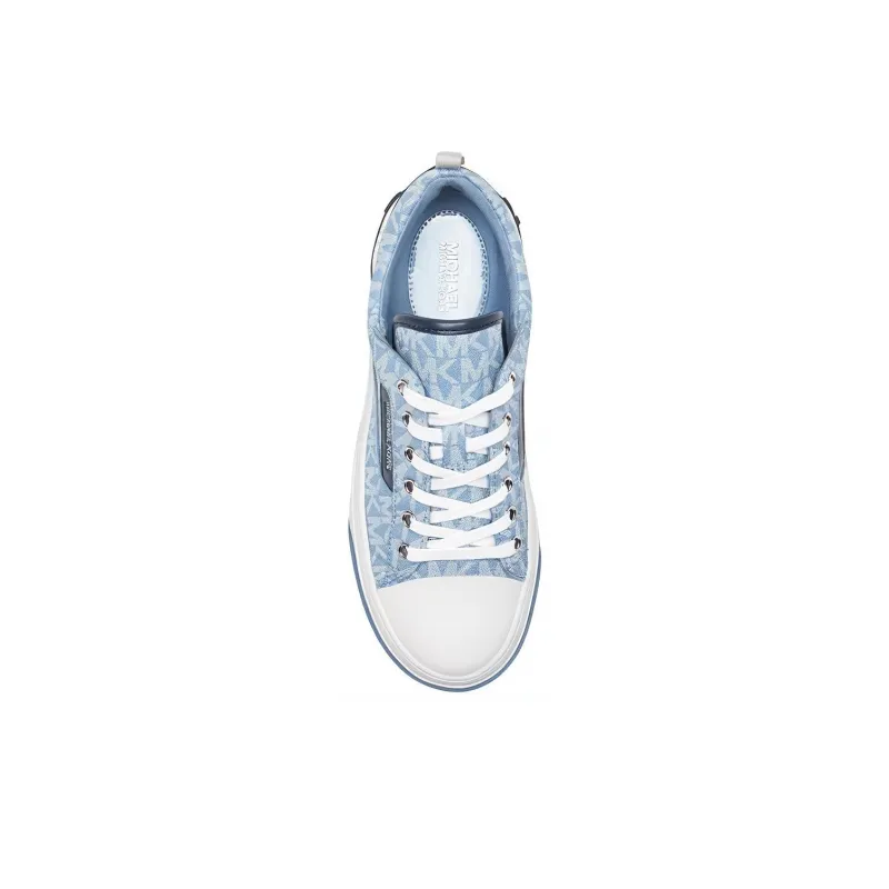 MICHAEL KORS Oscar Low Top Stylish Skateboarding Shoes Women's Blue-3