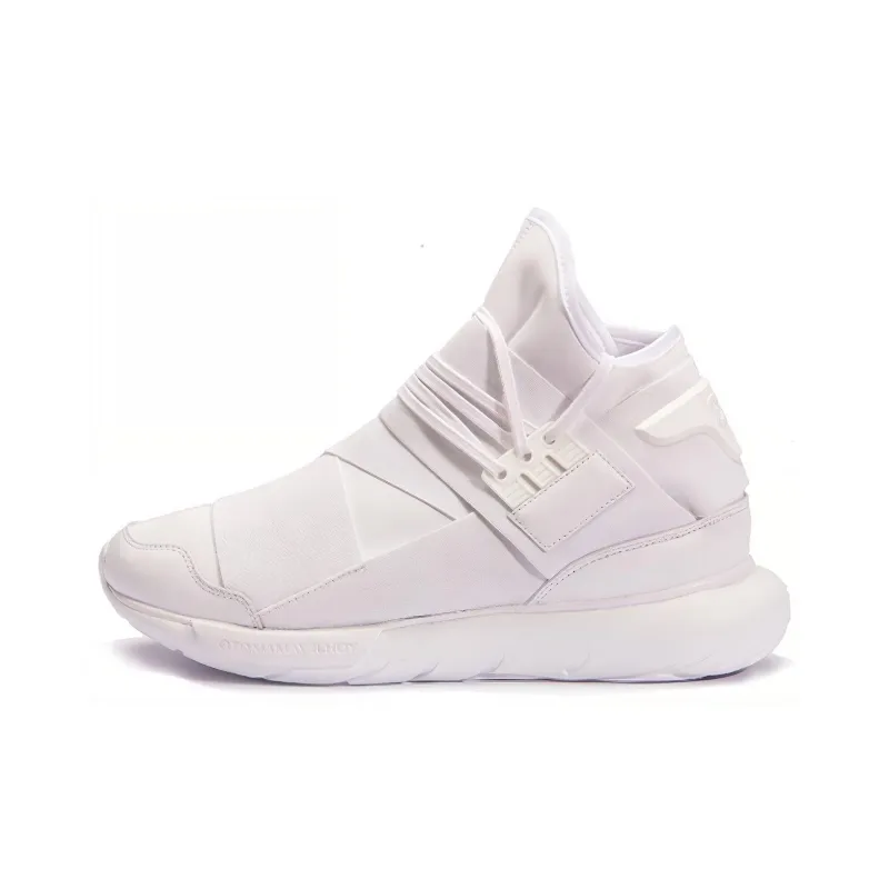 Y 3 Qasa High Triple White-0