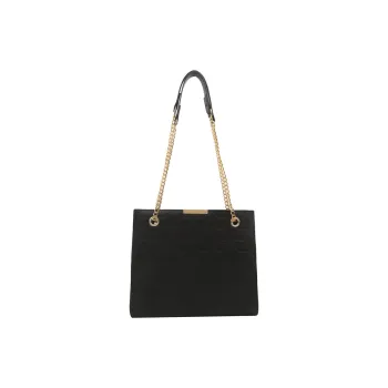 Meow In The Grass PU Tote Bag, Shopping Bag, Handbag, Shoulder Bag Women's Black/White/Khaki/Brown