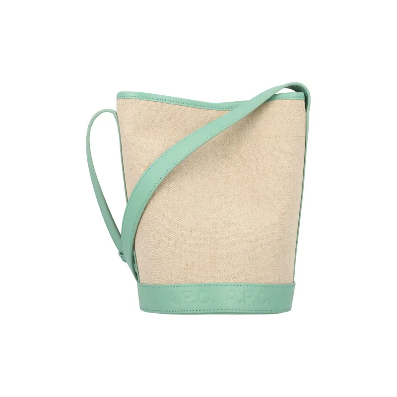 A.P.C Jute Shoulder Bag Women's Jadeite Color-3
