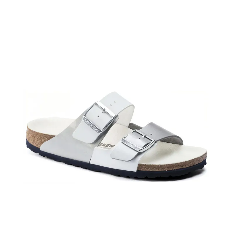 Birkenstock Slide Slippers Unisex Silver-3