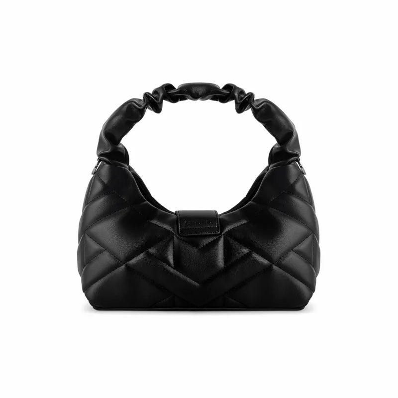 Cthulhu Split Cow Leather Detachable Long Strap Shoulder Bag, Crossbody Bag, Handbag Medium Size Women's Caramel/Black-9