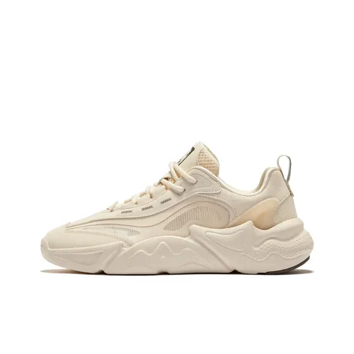 Erke Song 3.0 Cushioning, Wear Resistant Low Top Chunky Sneakers Women's Water Mist Orange Pink
