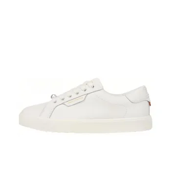SAM EDELMAN Abrasion Resistant Low Top Skateboard Shoes Women's White