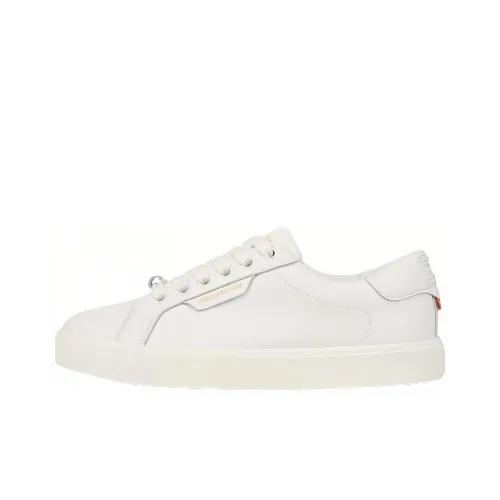 SAM EDELMAN Abrasion Resistant Low Top Skateboard Shoes Women's White