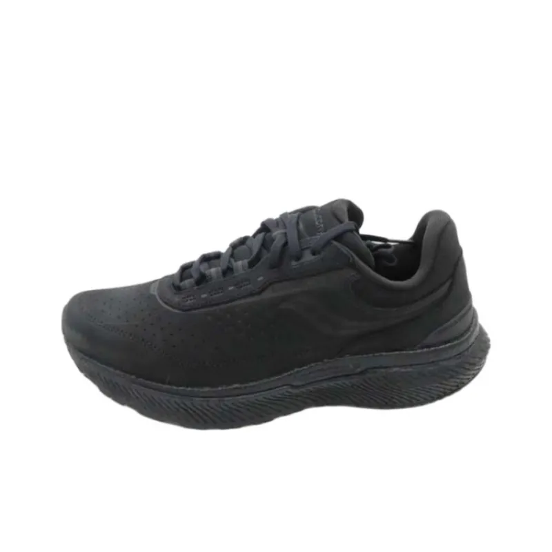 Saucony Triumph 21 Shock Absorbers With Slip Resistant Features Low Top Casual Running Shoes Unisex Black-0