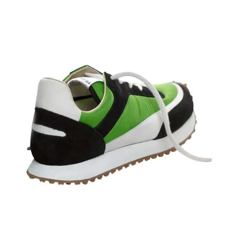 SPALWART Tempo Low Low-Top Athletic Shoes Unisex Green White Black-2