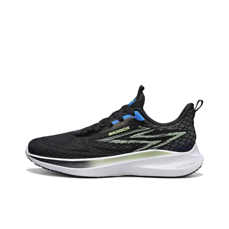 WARRIOR Running Shoes Men Low Top Blue/Green-0