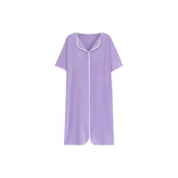 The Story Of The Flower Season Nightgown Women's Light Purple