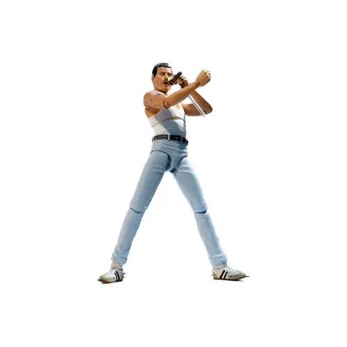 BANDAI Japan Music S.H. Figuarts Freddie Mercury Live Aid Variant Action Figure