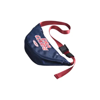 DRACONITE Polyester Crossbody Bag, Dumpling Bag Regular Unisex Blue Lace Red