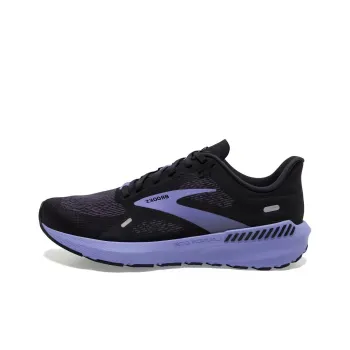 Brooks Launch GTS Cushioning, Wear Resistant Low Top Running Shoes Women's Black Blue