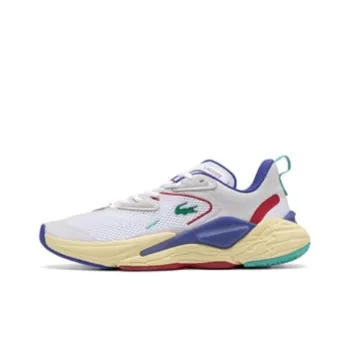 LACOSTE Low Top Casual Shoes Women's Beige Blue
