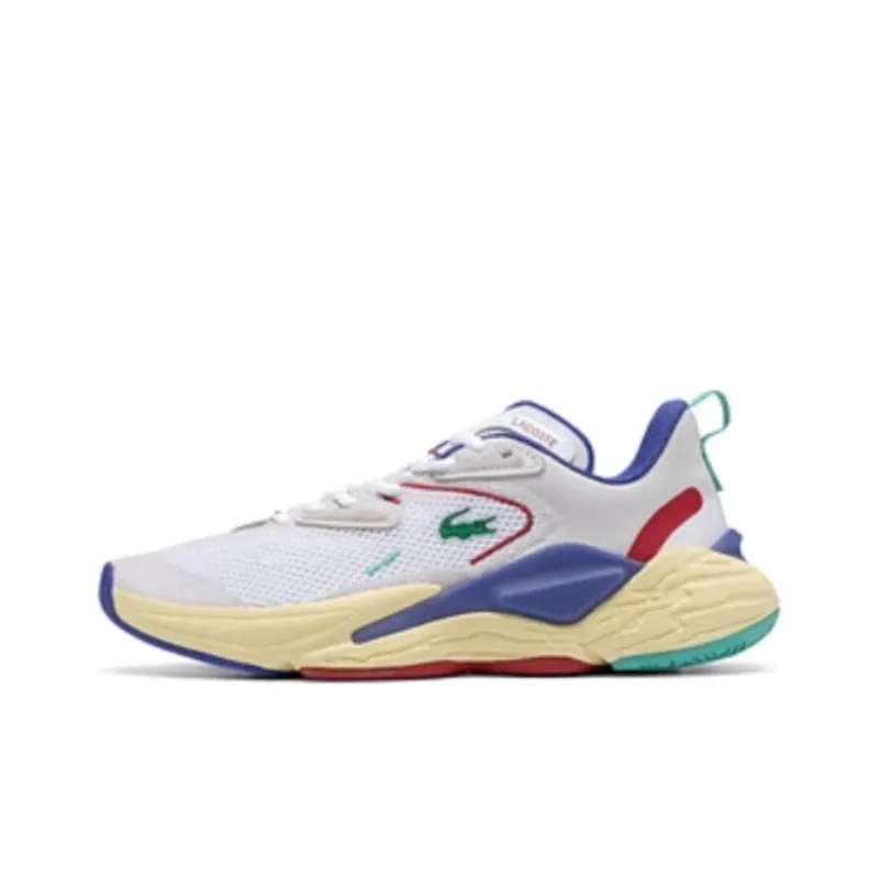 LACOSTE Low Top Casual Shoes Women's Beige Blue-0