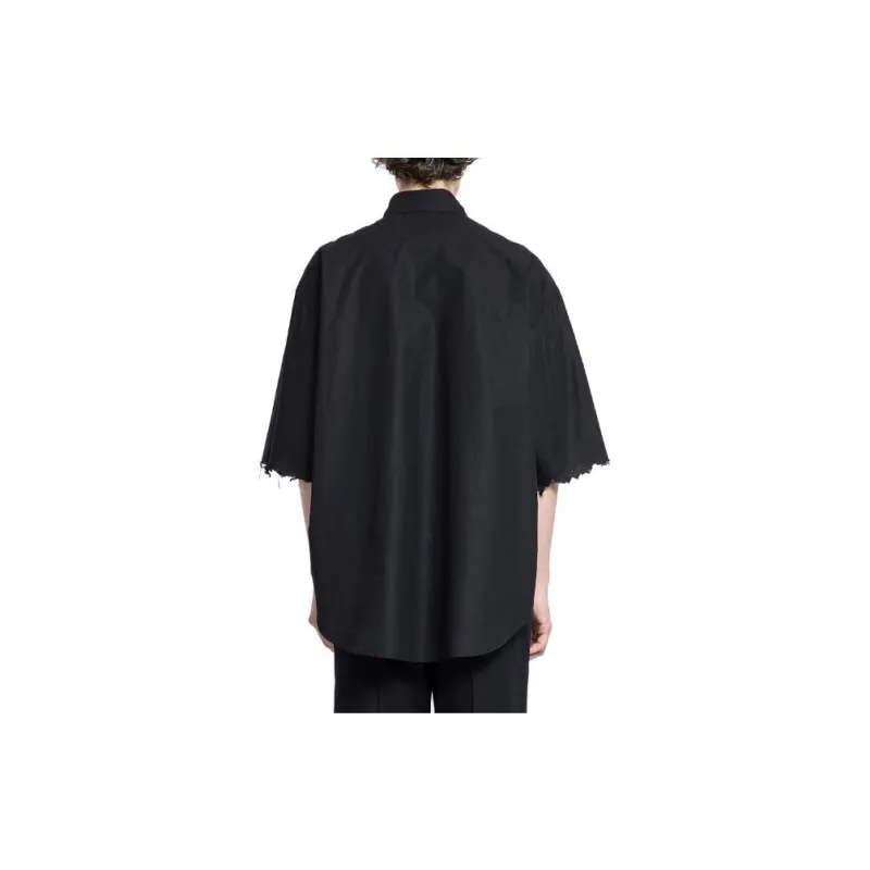 Balenciaga Distressed Cotton Shirt-1
