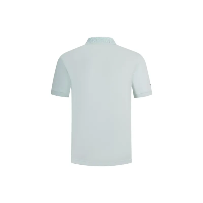 EMPORIO ARMANI EA7 SS24 Polo Shirt Men's Light Green-1
