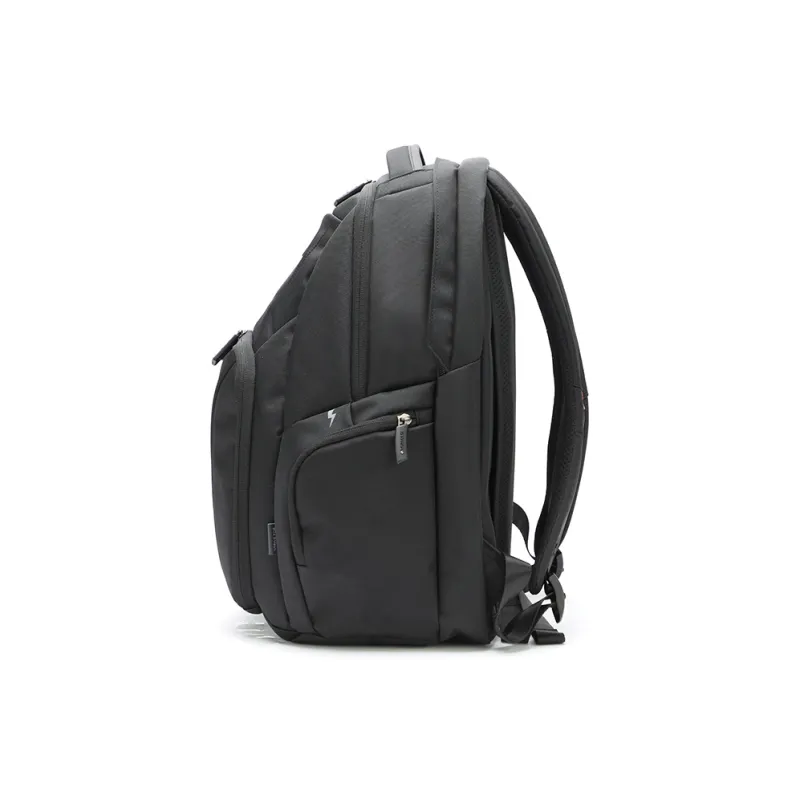 SWIZA Polyester Laptop Bag Backpack Large Size Men's Black-3