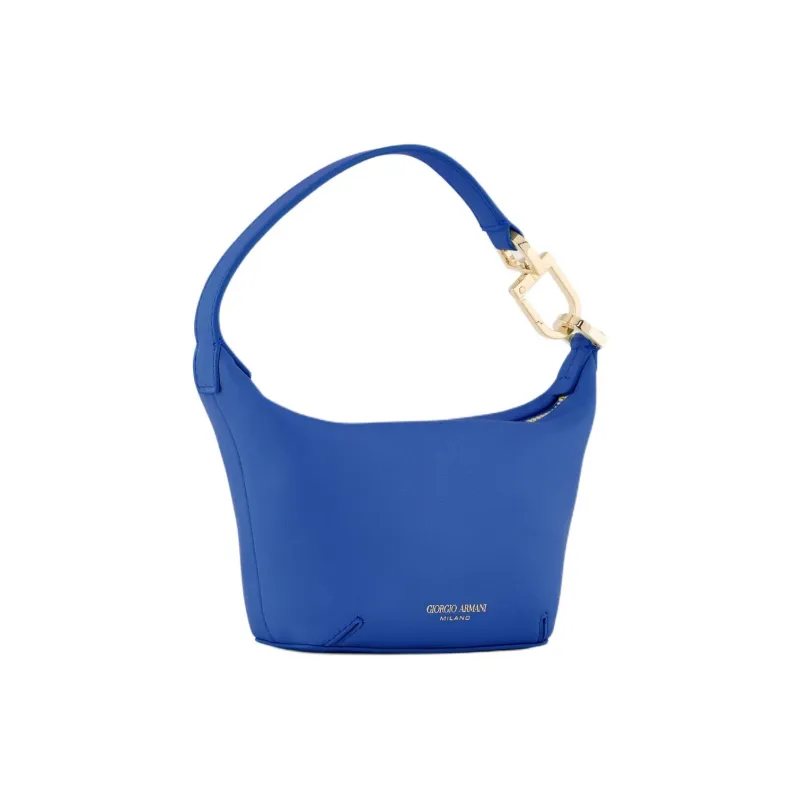 GIORGIO ARMANI Sheepskin Handbag Shoulder Bag Crossbody Bag Mini Women's Blue-1