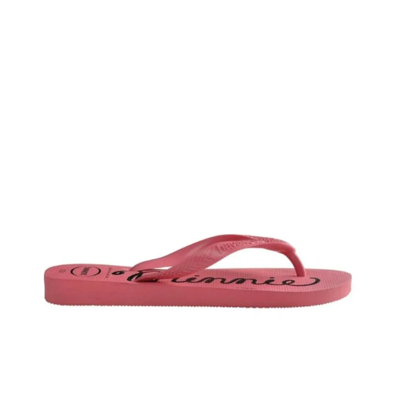 Havaianas Rubber Sole Flip Flops Unisex Coral Red-1
