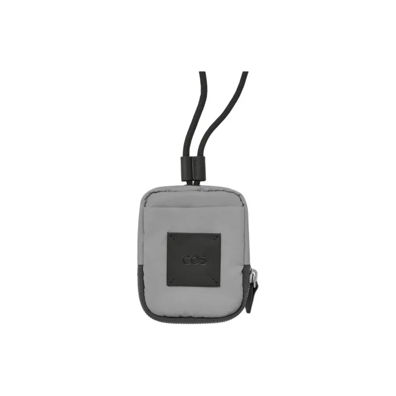 COS Polyester Shoulder Bag, Crossbody Bag Mini Men's Gray-1
