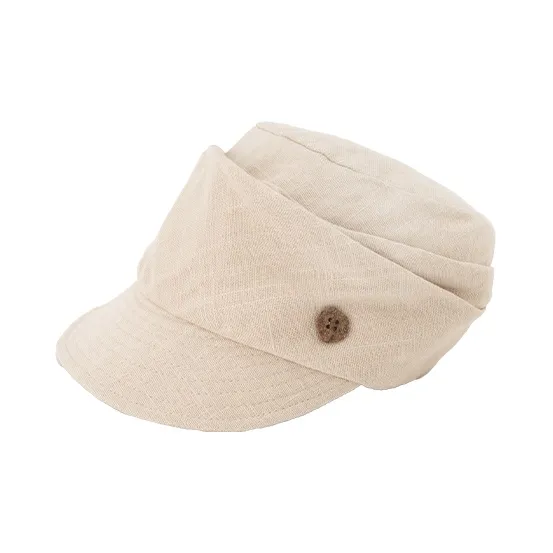 Lagur Cotton Linen Blend Baseball Caps Women's-0