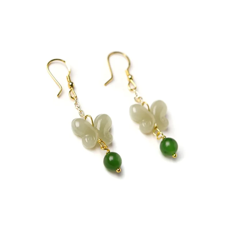 Tokai Family Earrings Green Jade Women's-2