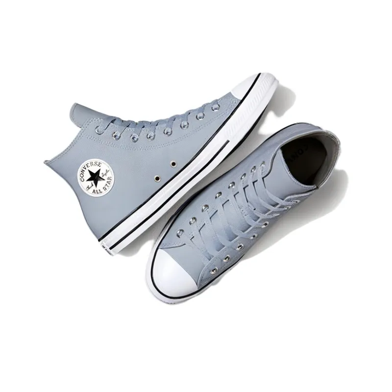 Converse Chuck Taylor All Star Leather High 'Heirloom Silver' Women's-3