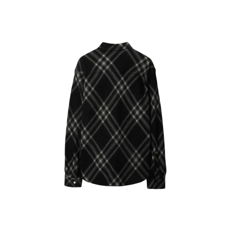Burberry Two tone Checkered Wool Shirt-1