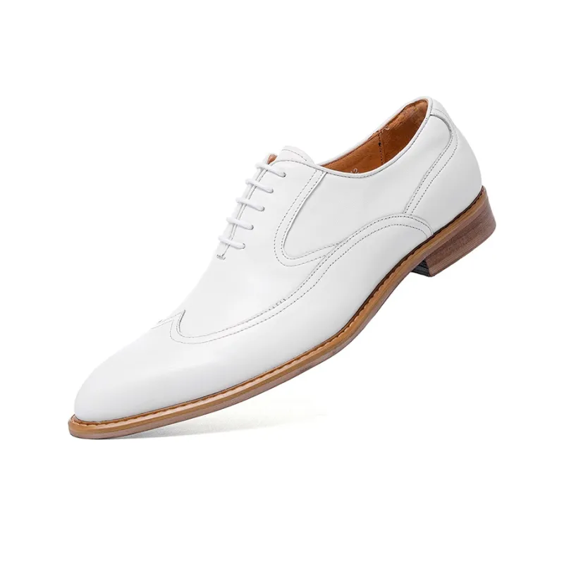ASTON M.JAZZ Dress Shoes Men Low Top White-5