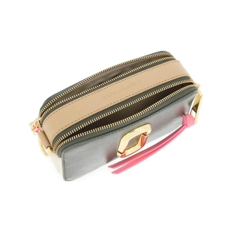 MARC JACOBS The Leather Snapshot Crossbody Bag-3