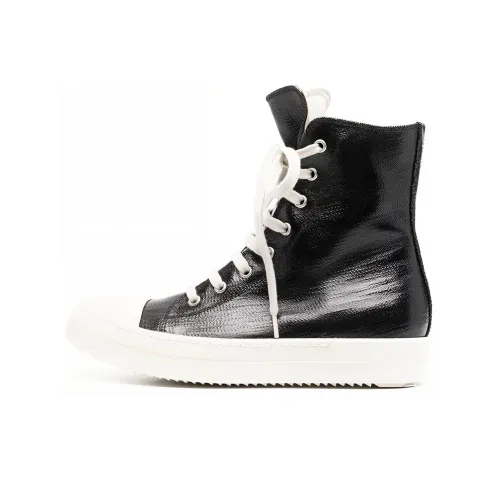 Rick Owens DRKSHDW Skateboard Shoes Women's High-Top Black