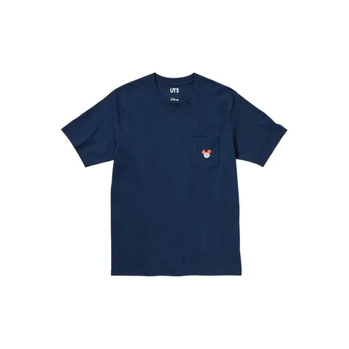 UNIQLO T-Shirts Unisex Dark Blue