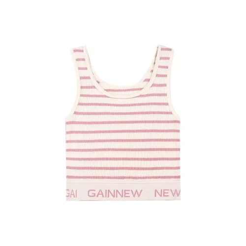 Geyini Tank Tops Women's Pink