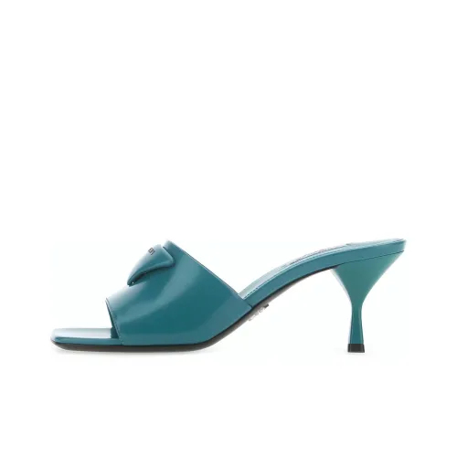 PRADA High Heels Women's Peacock Blue