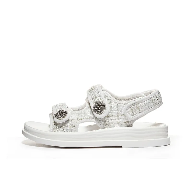 Warrior Beach Sandals Women's White Gold-0