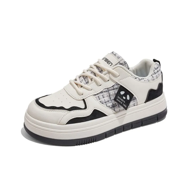 RENBEN Lightweight Height Increasing Low Top Skateboard Shoes Women's-1