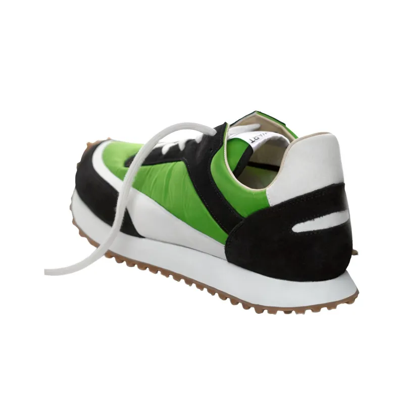 SPALWART Tempo Low Low-Top Athletic Shoes Unisex Green White Black-1