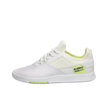 DECATHLON IC/IN Cushioning Wear Resistant Soccer Shoes Unisex White Yellow