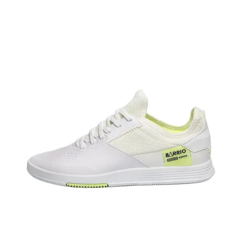 DECATHLON IC/IN Cushioning Wear Resistant Soccer Shoes Unisex White Yellow