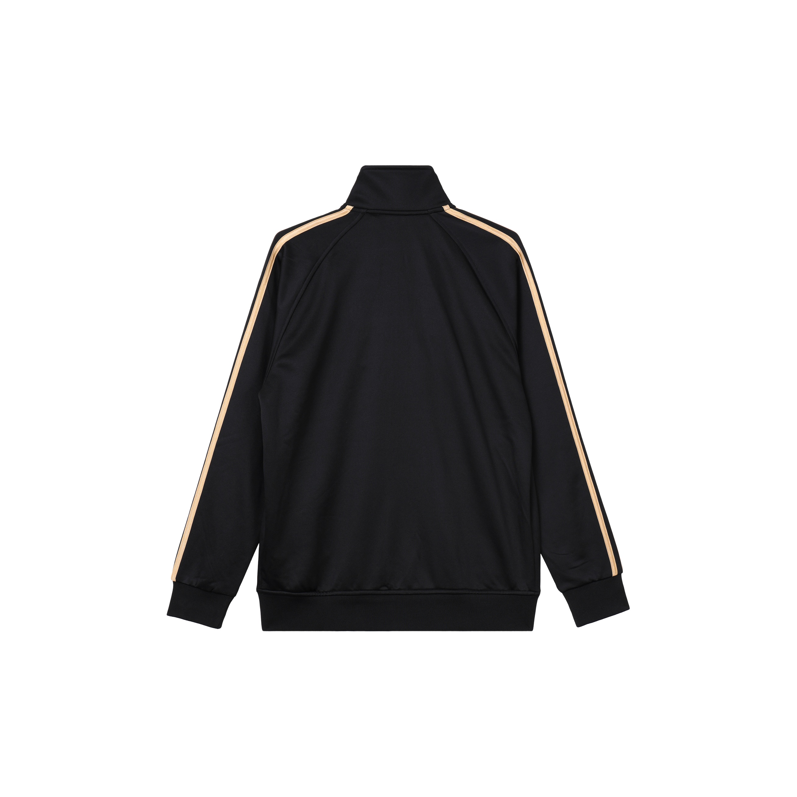 Adidas jacket gold black on sale