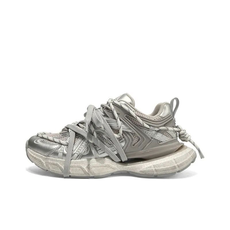 Masongarments Cage Series Abrasion Resistant, Breathable, Lightweight, Height Increasing Low Top Chunky Sneakers Unisex-5