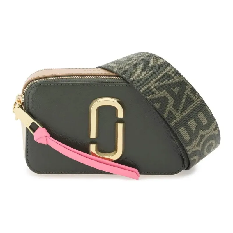 MARC JACOBS The Leather Snapshot Crossbody Bag-0