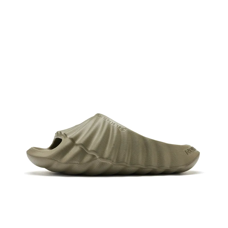QIAODAN Conch Mops Slip Resistant Abrasion Resistant Slide Slippers Men's Pasture Green-0